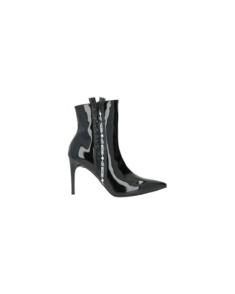 Moschino SCHUHE - Stiefelettenauf YOOX.COM Schwarz