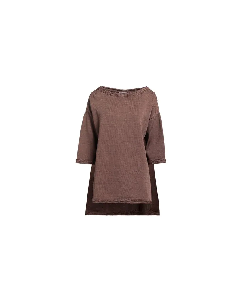 Antonella Rizza STRICKWAREN - Pulloverauf YOOX.COM Schokobraun