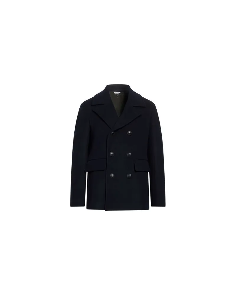 Manuel Ritz JACKEN & MÄNTEL - Mäntelauf YOOX.COM Marineblau