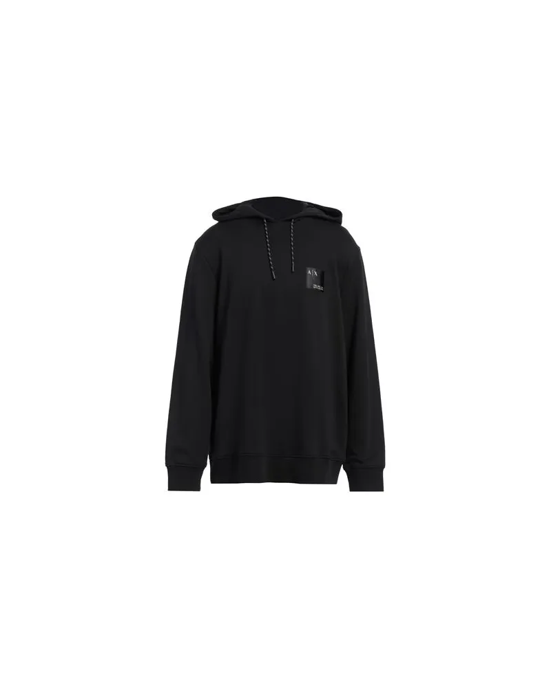 Armani Exchange TOPS - Sweatshirtsauf YOOX.COM Schwarz