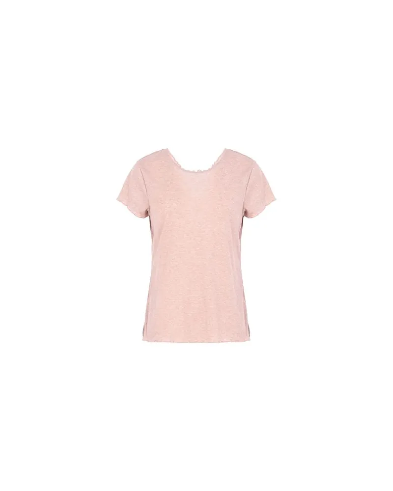 Nike YOGA CORE CN LAYER VNR SS TOP   - TOPS - T-shirtsauf YOOX.COM Hellbraun