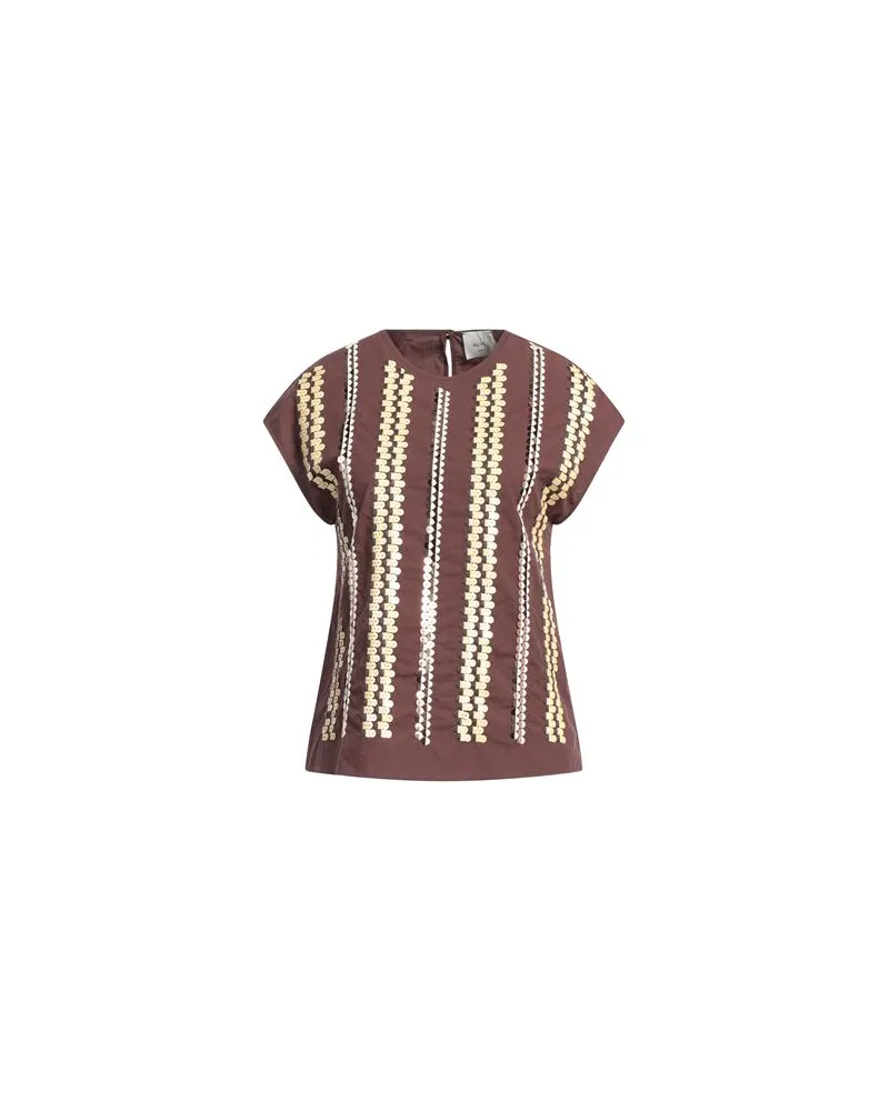 ALYSI TOPS - Topsauf YOOX.COM Schokobraun