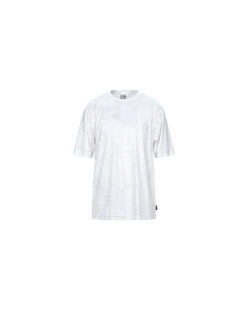 Puma TOPS - T-shirtsauf YOOX.COM Weiß