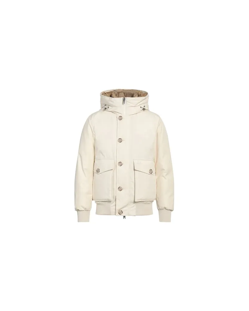 Woolrich JACKEN & MÄNTEL - Pufferjacken & Daunenjackenauf YOOX.COM Cremeweiß