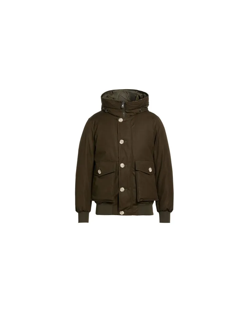 Woolrich JACKEN & MÄNTEL - Pufferjacken & Daunenjackenauf YOOX.COM Militärgrün