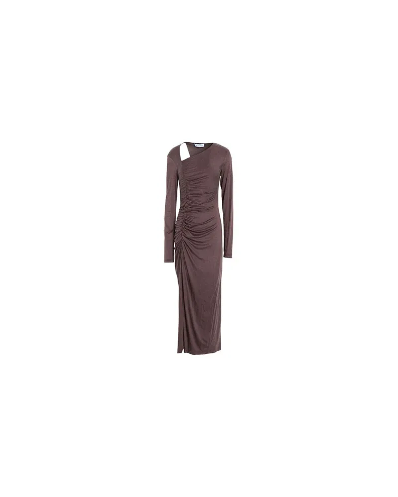 Weili Zheng KLEIDER - Maxi-Kleiderauf YOOX.COM Schokobraun
