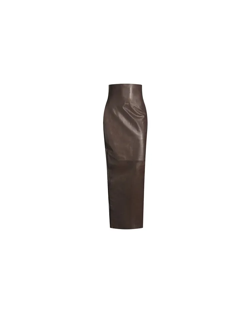 Rick Owens HOSEN & RÖCKE - Maxi-Röckeauf YOOX.COM Dunkelbraun