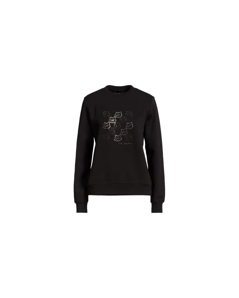 Karl Lagerfeld TOPS - Sweatshirtsauf YOOX.COM Schwarz