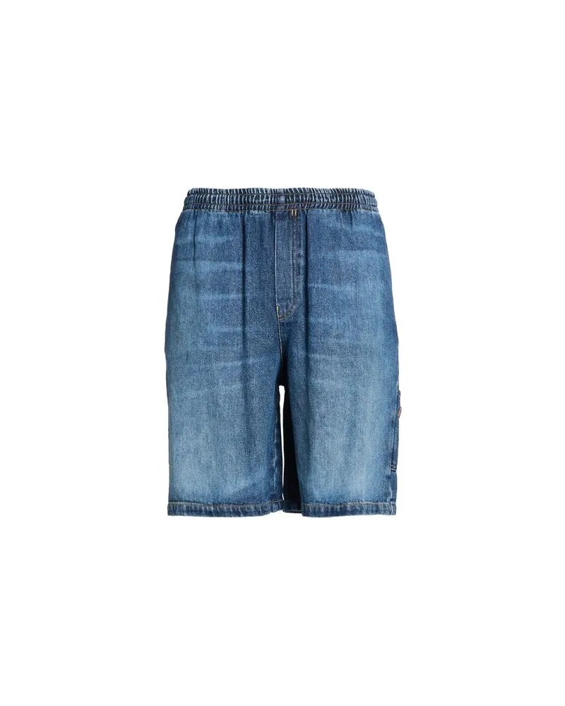 Versace HOSEN & RÖCKE - Jeansshortsauf YOOX.COM Blau