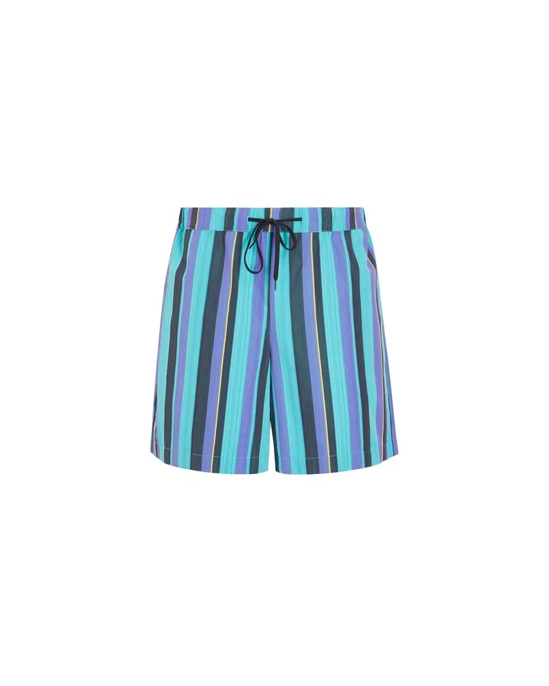 8 by Yoox COTTON WIDE LEG SHORTS  - HOSEN & RÖCKE - Shorts & Bermudashortsauf YOOX.COM Violett