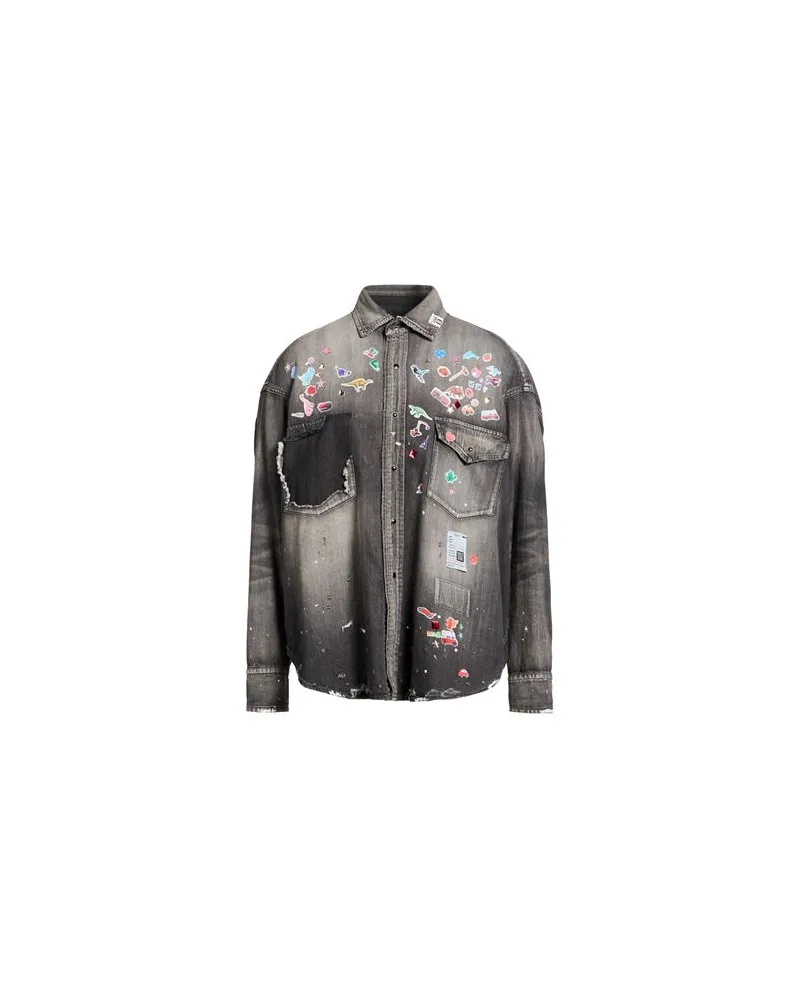 MIHARAYASUHIRO TOPS - Jeanshemdenauf YOOX.COM Schwarz