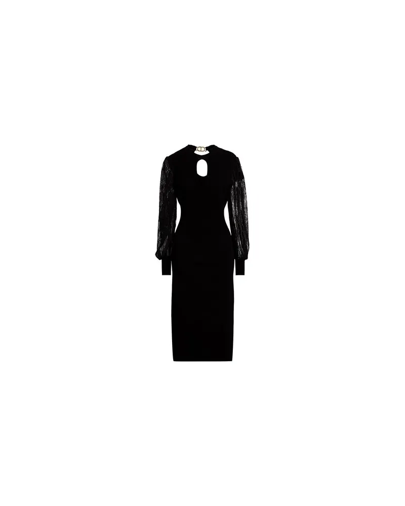 Twin-Set KLEIDER - Midi-Kleiderauf YOOX.COM Schwarz