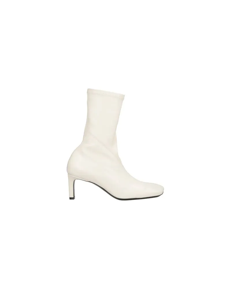 Jil Sander SCHUHE - Stiefelettenauf YOOX.COM Cremeweiß