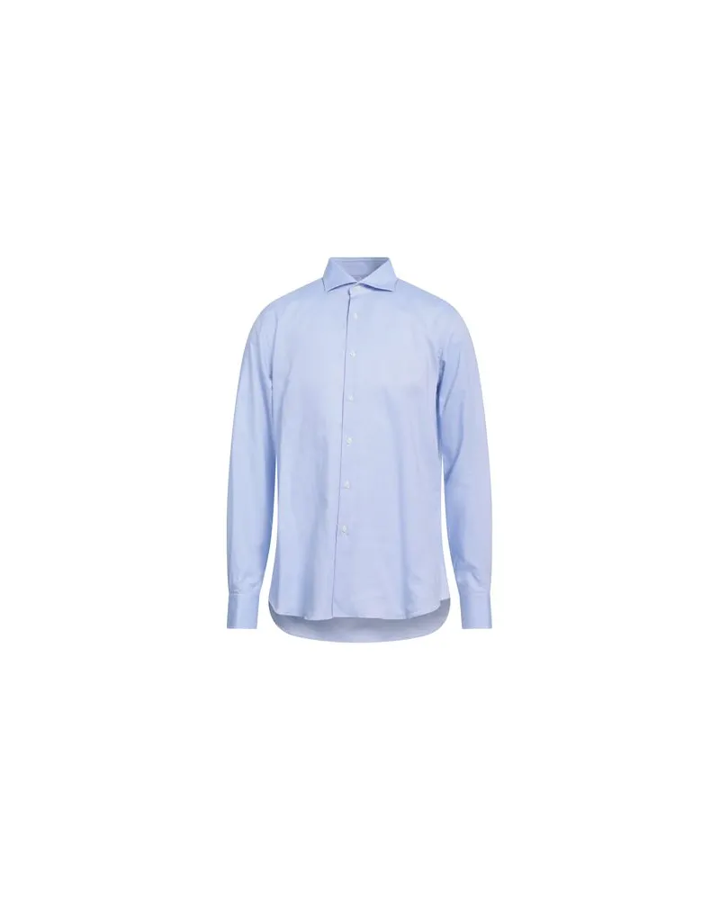 Alessandro Gherardi SOFT - TOPS - Hemdenauf YOOX.COM Hellblau