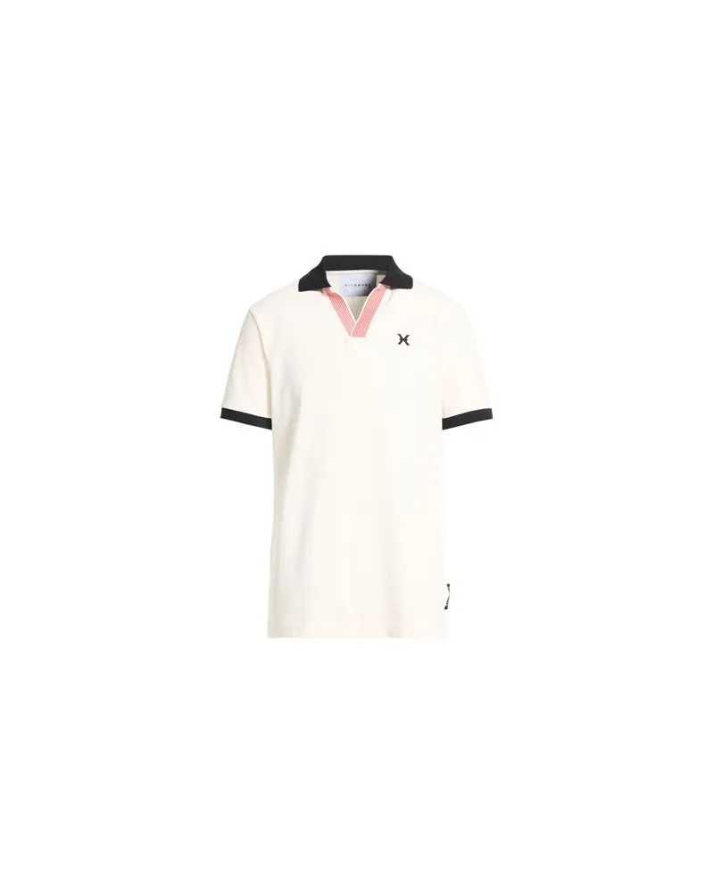 Richmond TOPS - Poloshirtsauf YOOX.COM Cremeweiß