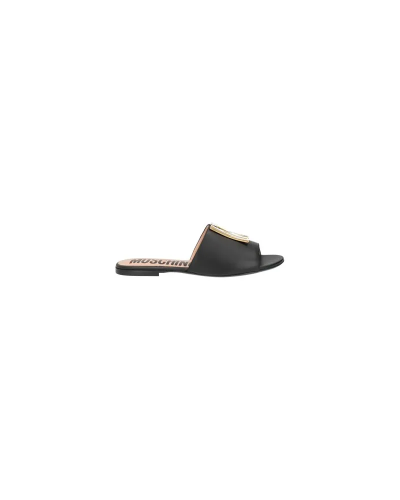 Moschino SCHUHE - Sandalenauf YOOX.COM Schwarz