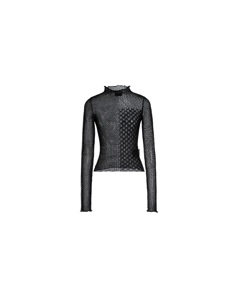 Versace Jeans STRICKWAREN - Rollkragenpulloverauf YOOX.COM Schwarz