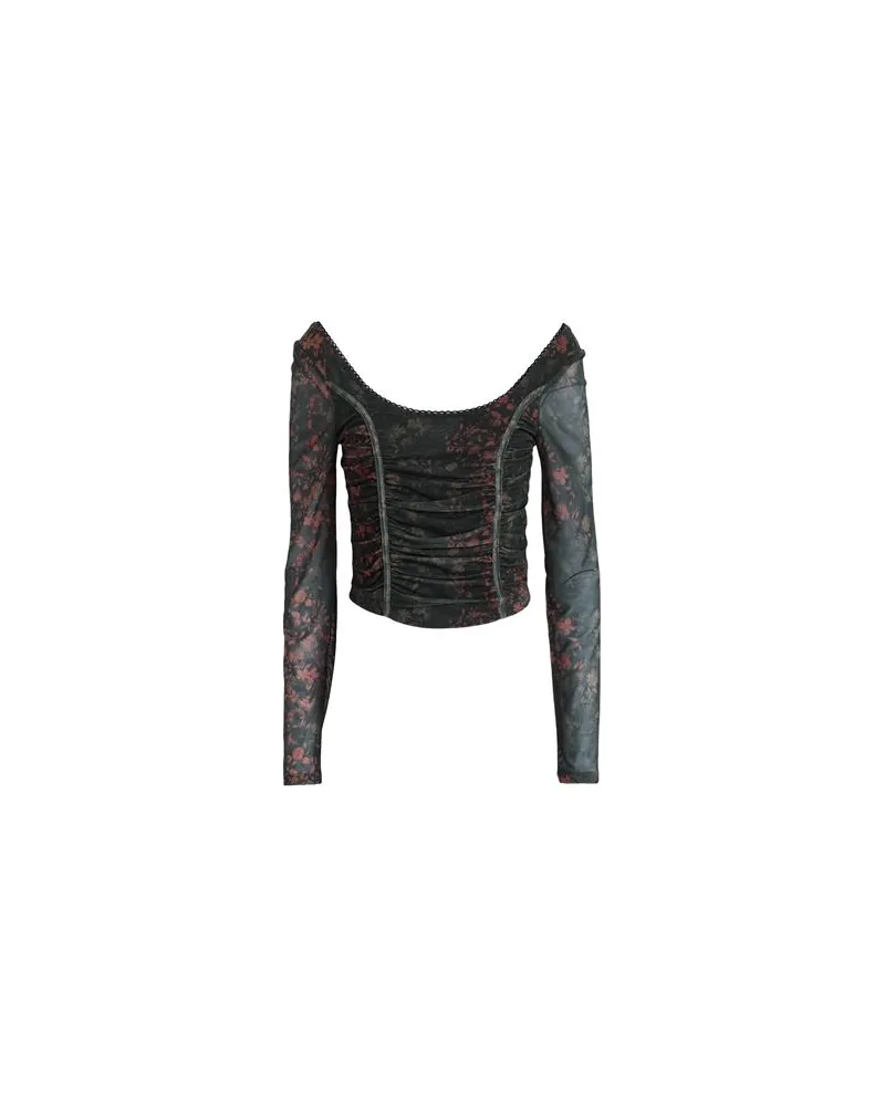 Topshop TOPS - Topsauf YOOX.COM Dunkelgrün