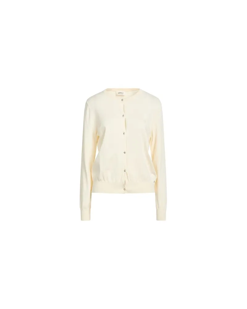 ottod’Ame STRICKWAREN - Strickjackenauf YOOX.COM Cremeweiß