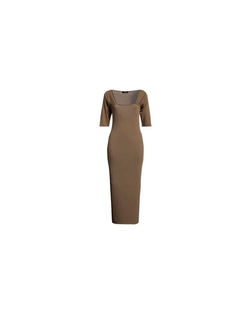 Actitude by Twinset KLEIDER - Midi-Kleiderauf YOOX.COM Militärgrün