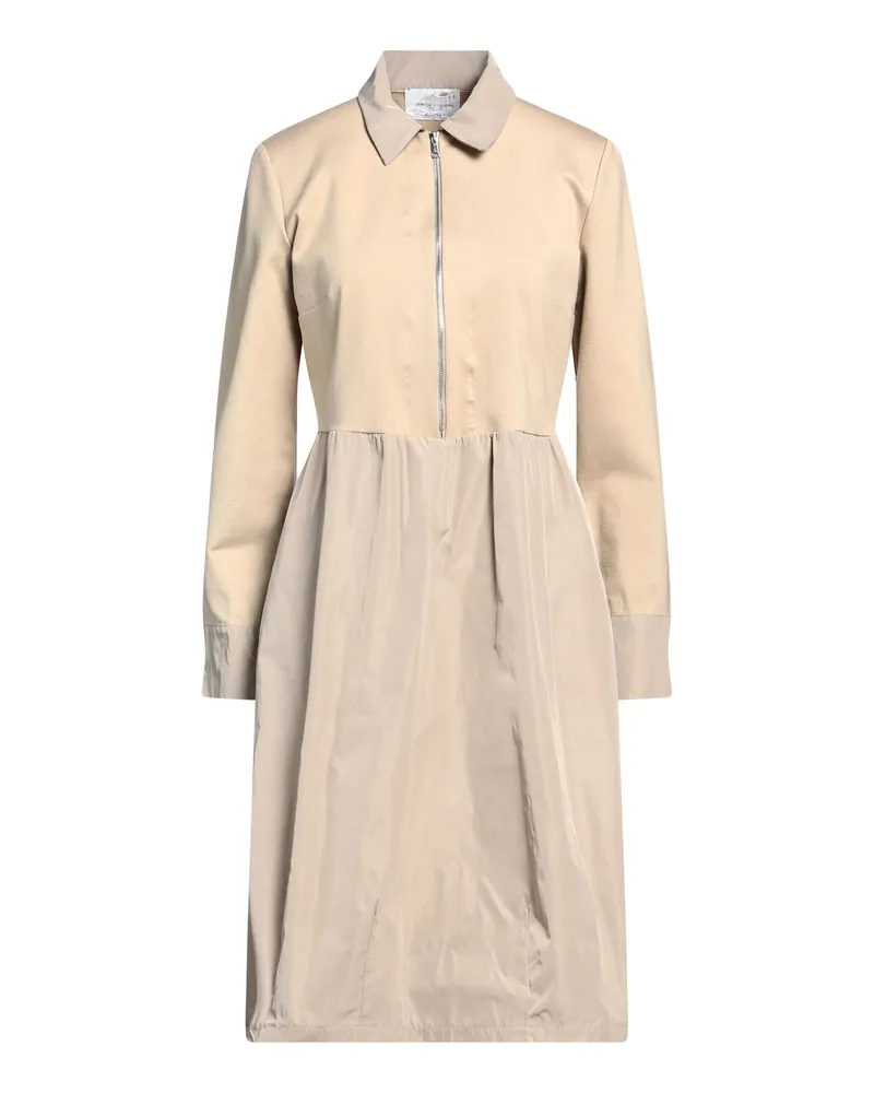 Vicario Cinque Midi-Kleid Beige