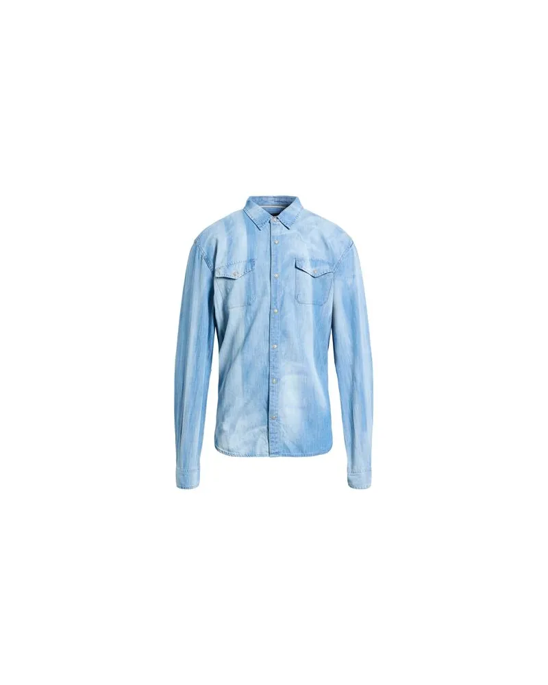 John Varvatos TOPS - Jeanshemdenauf YOOX.COM Blau