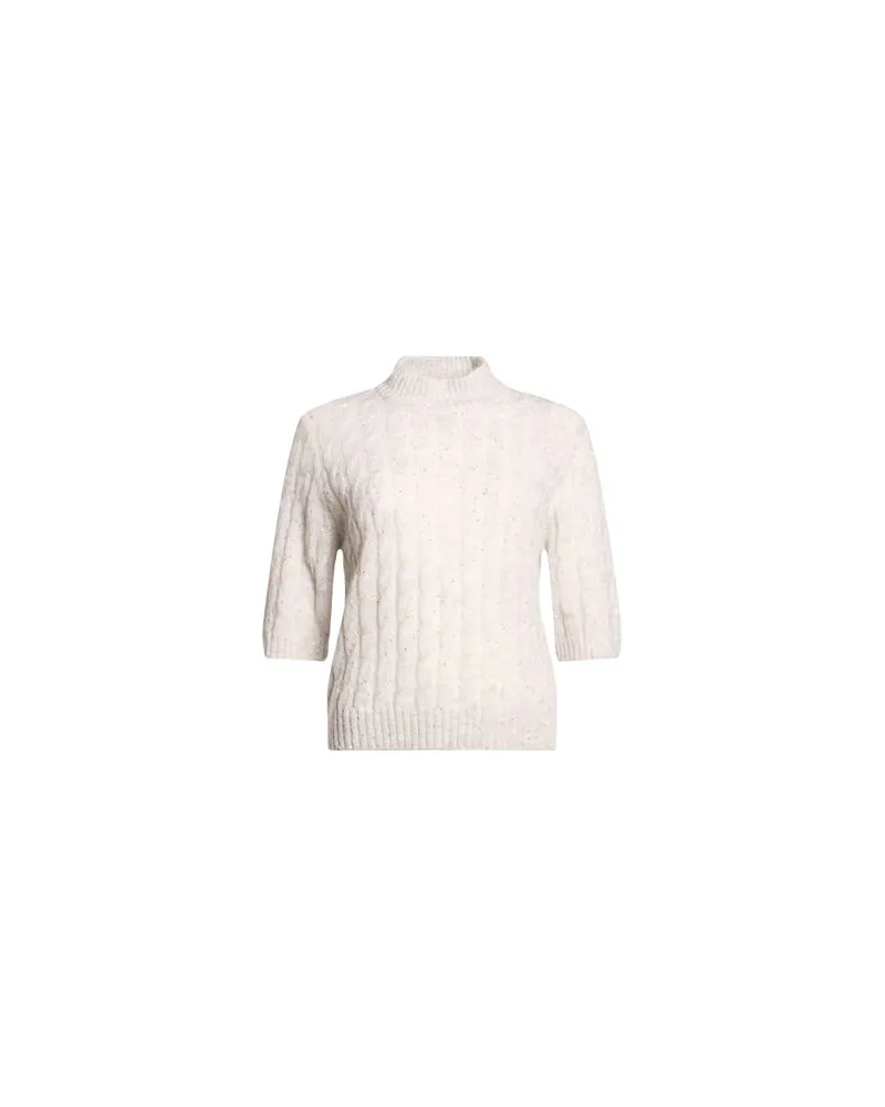 Brunello Cucinelli STRICKWAREN - Pulloverauf YOOX.COM Hellgrau
