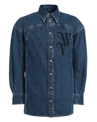 Vivienne Westwood Jeanshemd Blau