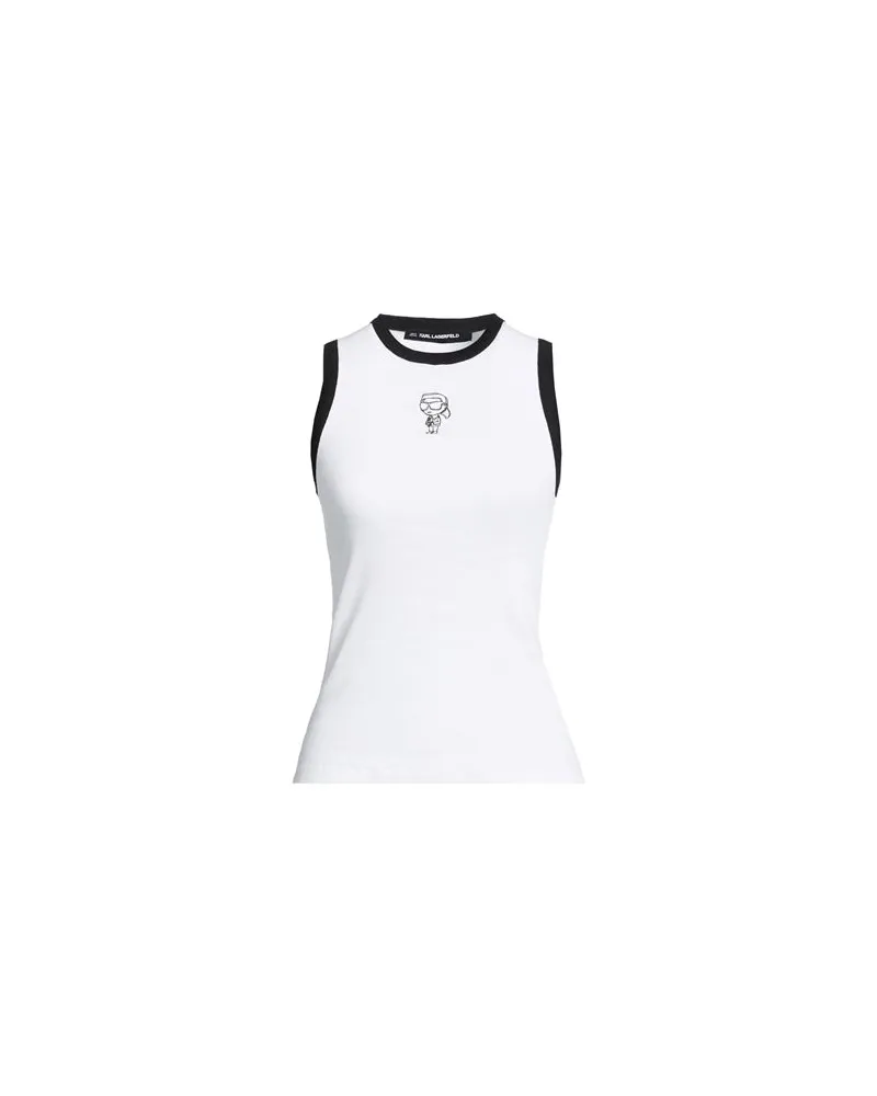 Karl Lagerfeld TOPS - Tank Topsauf YOOX.COM Weiß