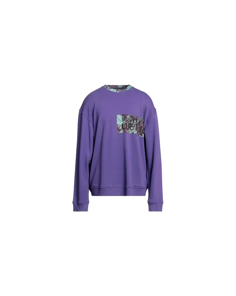 Versace Jeans TOPS - Sweatshirtsauf YOOX.COM Violett