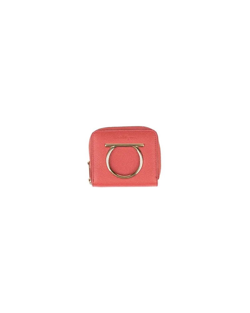 Ferragamo Kleinlederwaren - Brieftaschenauf YOOX.COM Rostrot
