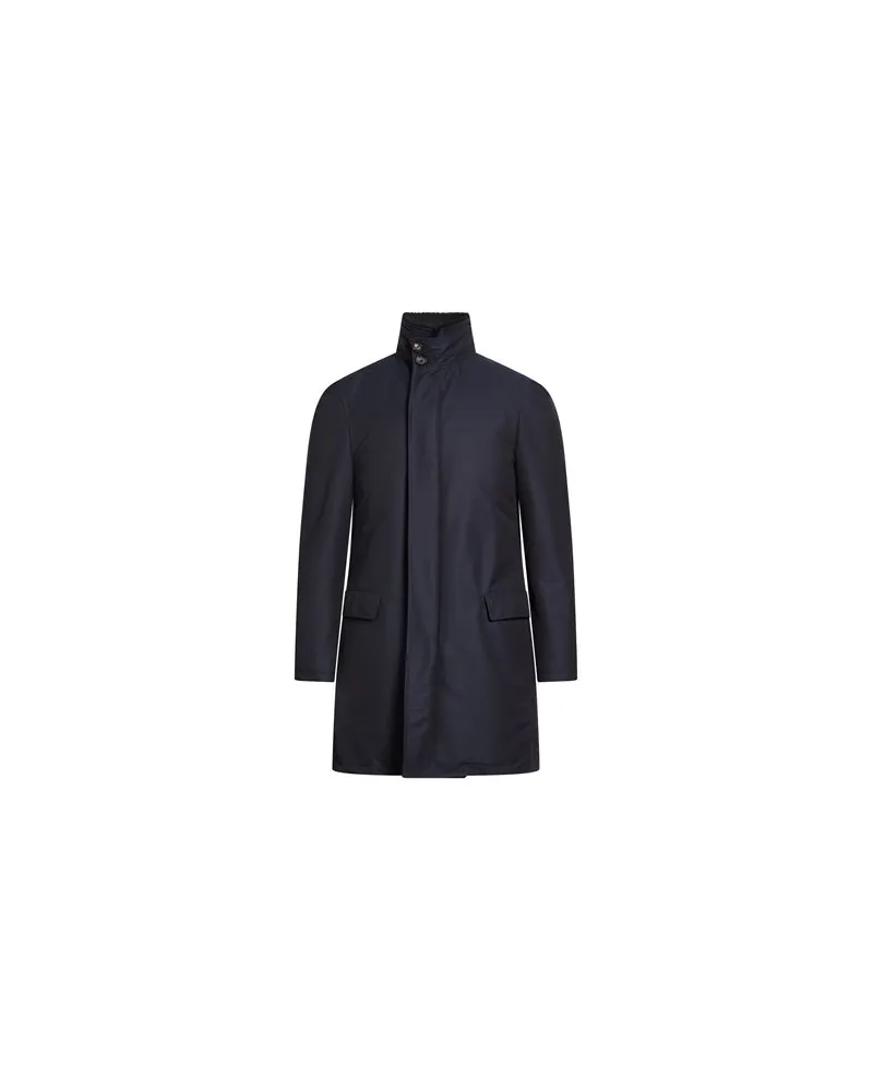 Isaia JACKEN & MÄNTEL - Mäntelauf YOOX.COM Marineblau