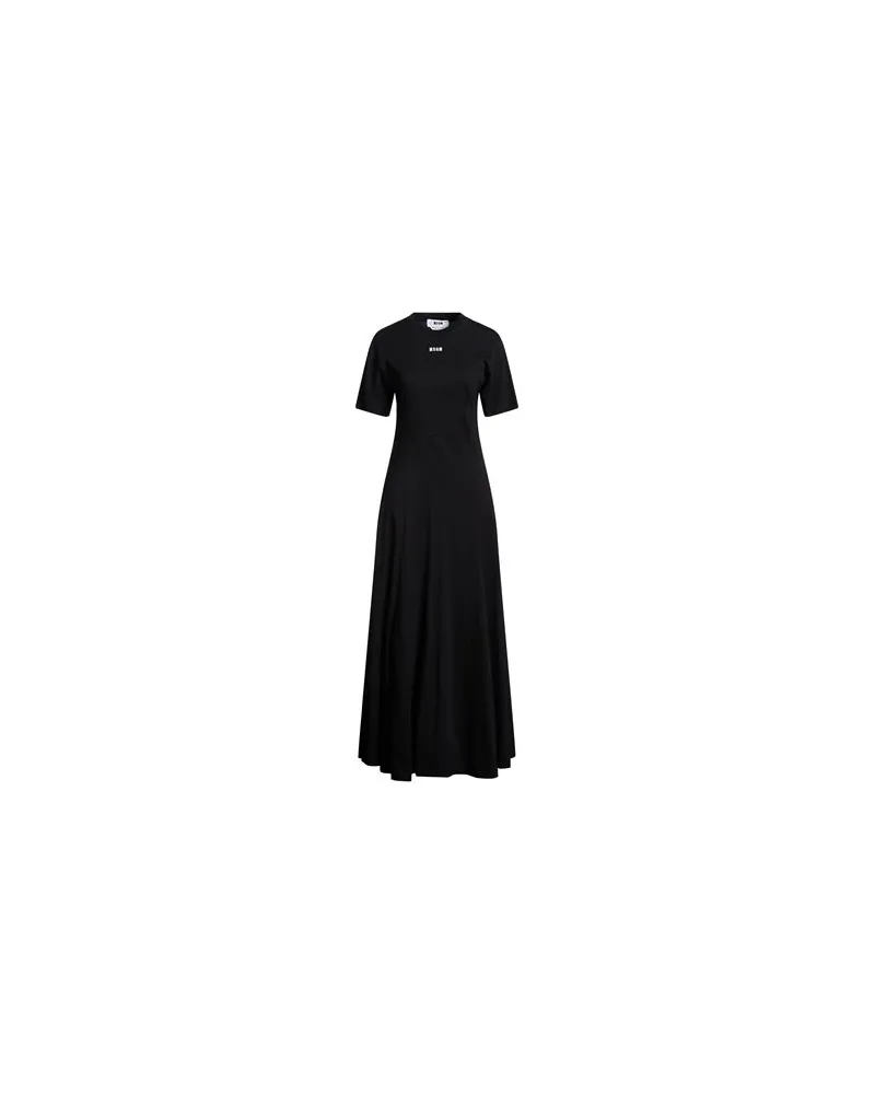 MSGM KLEIDER - Maxi-Kleiderauf YOOX.COM Schwarz