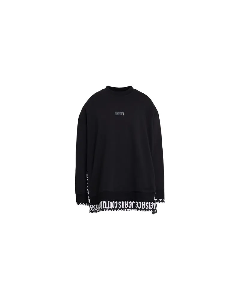 Versace Jeans TOPS - Sweatshirtsauf YOOX.COM Schwarz