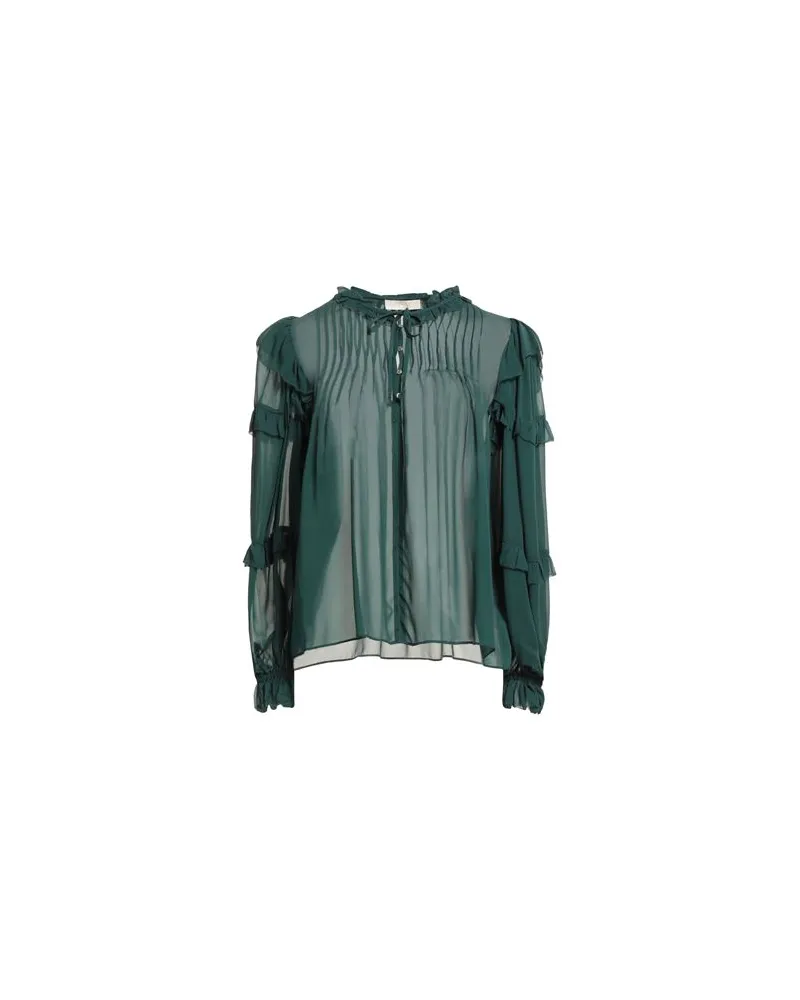 Ulla Johnson TOPS - Topsauf YOOX.COM Dunkelgrün
