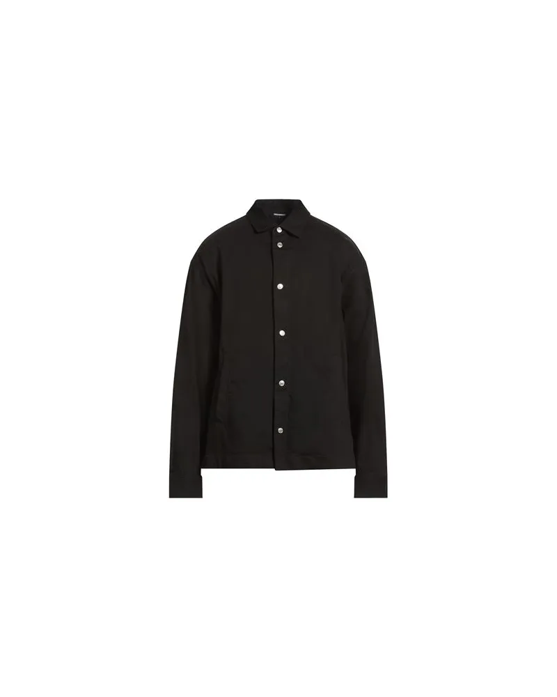 Dsquared2 ICON - JACKEN & MÄNTEL - Jeansjacken/Mäntelauf YOOX.COM Schwarz