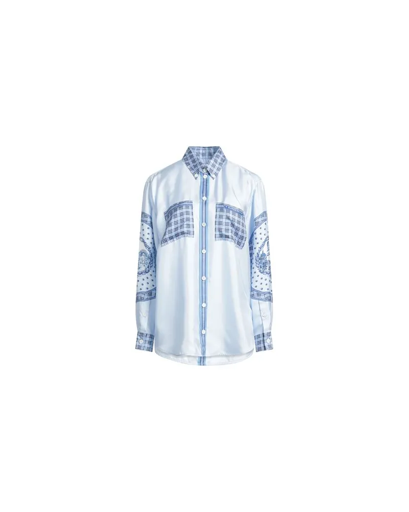 Burberry TOPS - Hemdenauf YOOX.COM Himmelblau