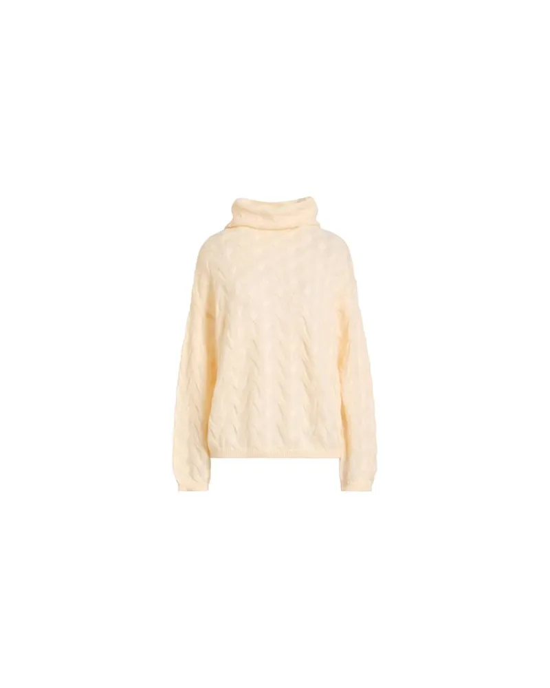 Caractère STRICKWAREN - Rollkragenpulloverauf YOOX.COM Elfenbein