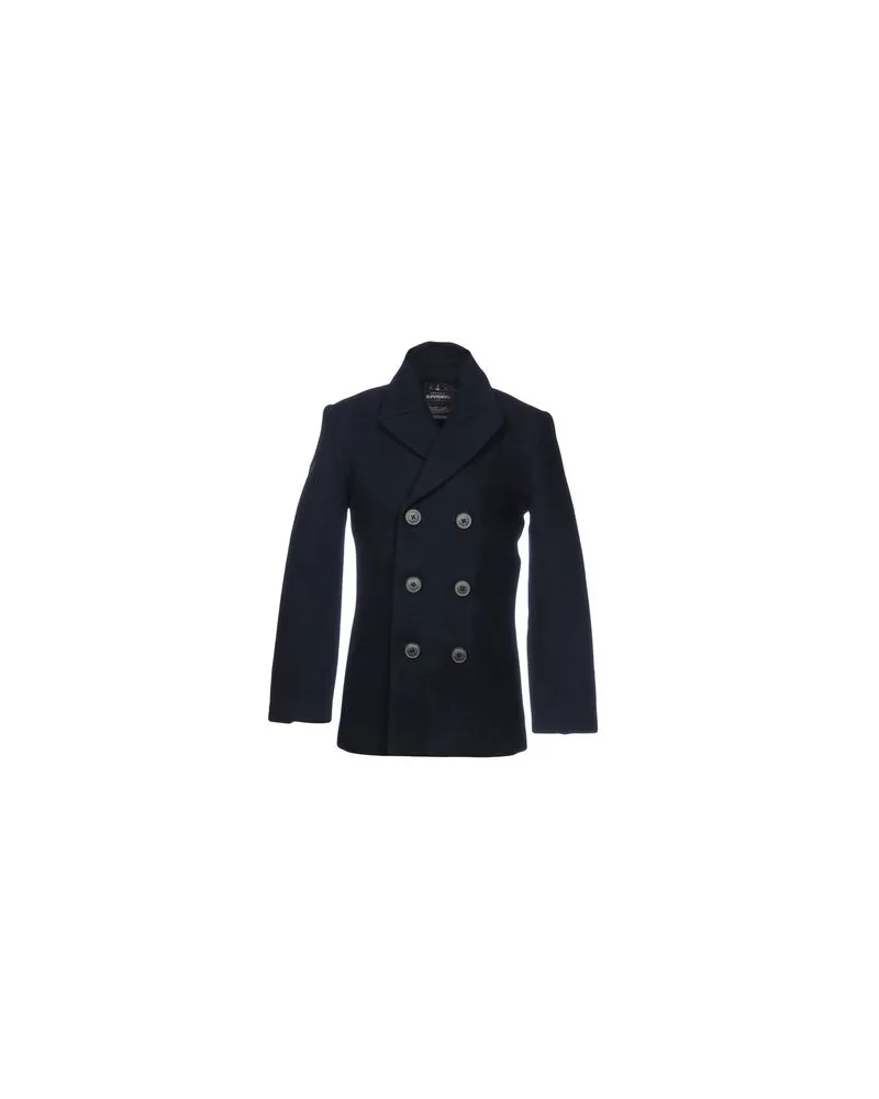 Superdry. JACKEN & MÄNTEL - Mäntelauf YOOX.COM Nachtblau