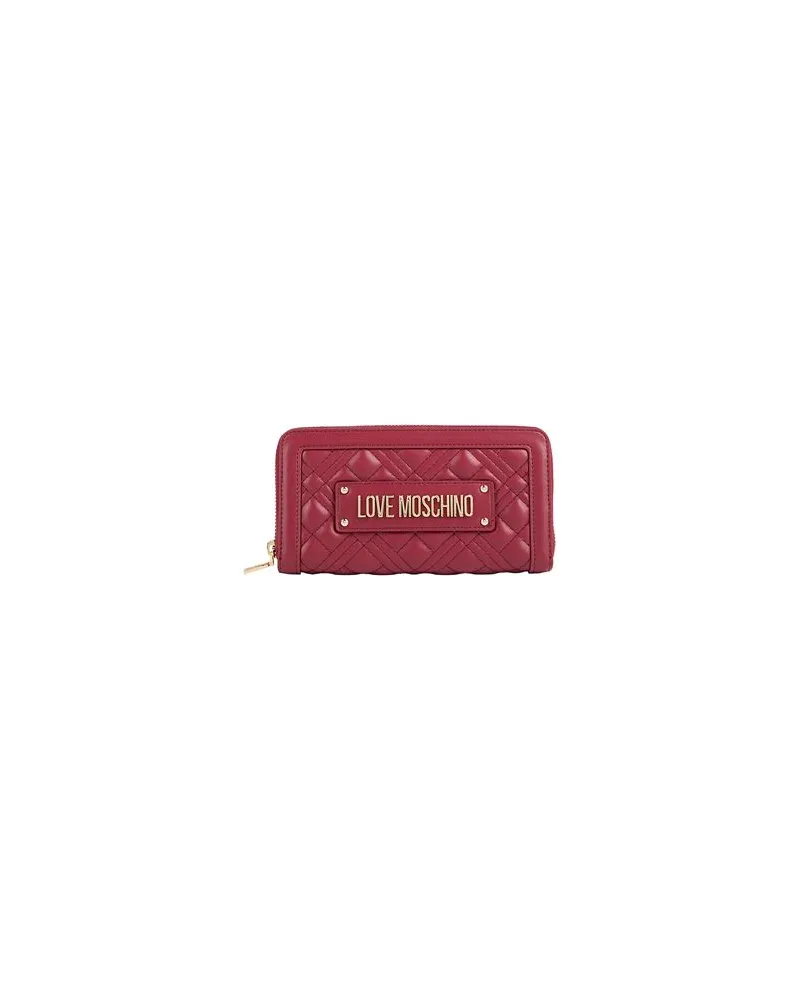 Moschino Kleinlederwaren - Brieftaschenauf YOOX.COM Purpur