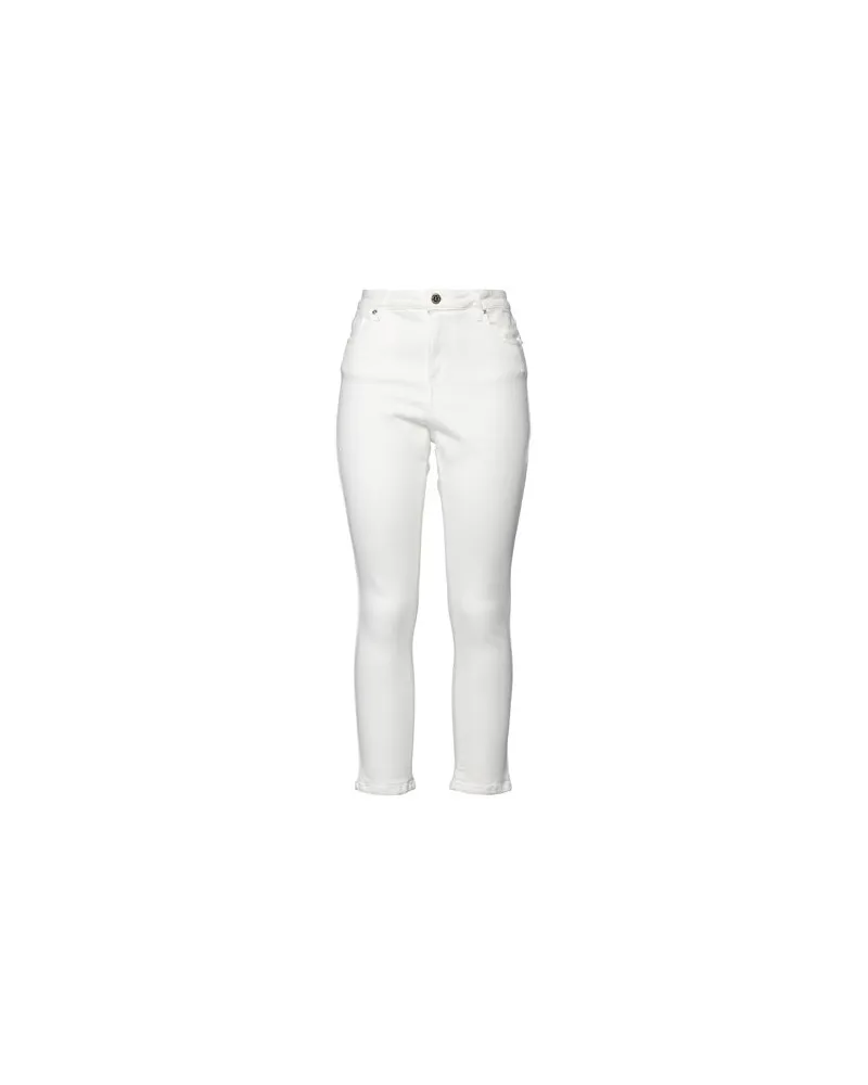 Twin-Set HOSEN & RÖCKE - Jeanshosenauf YOOX.COM Weiß