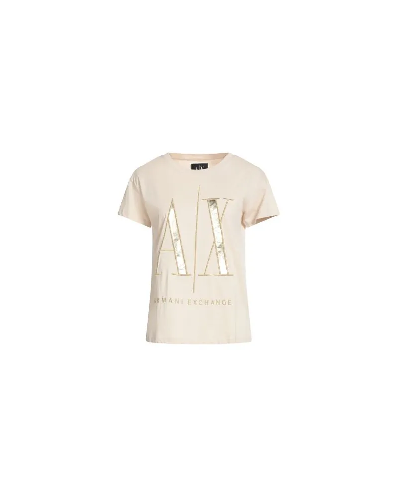 Armani Exchange TOPS - T-shirtsauf YOOX.COM Beige