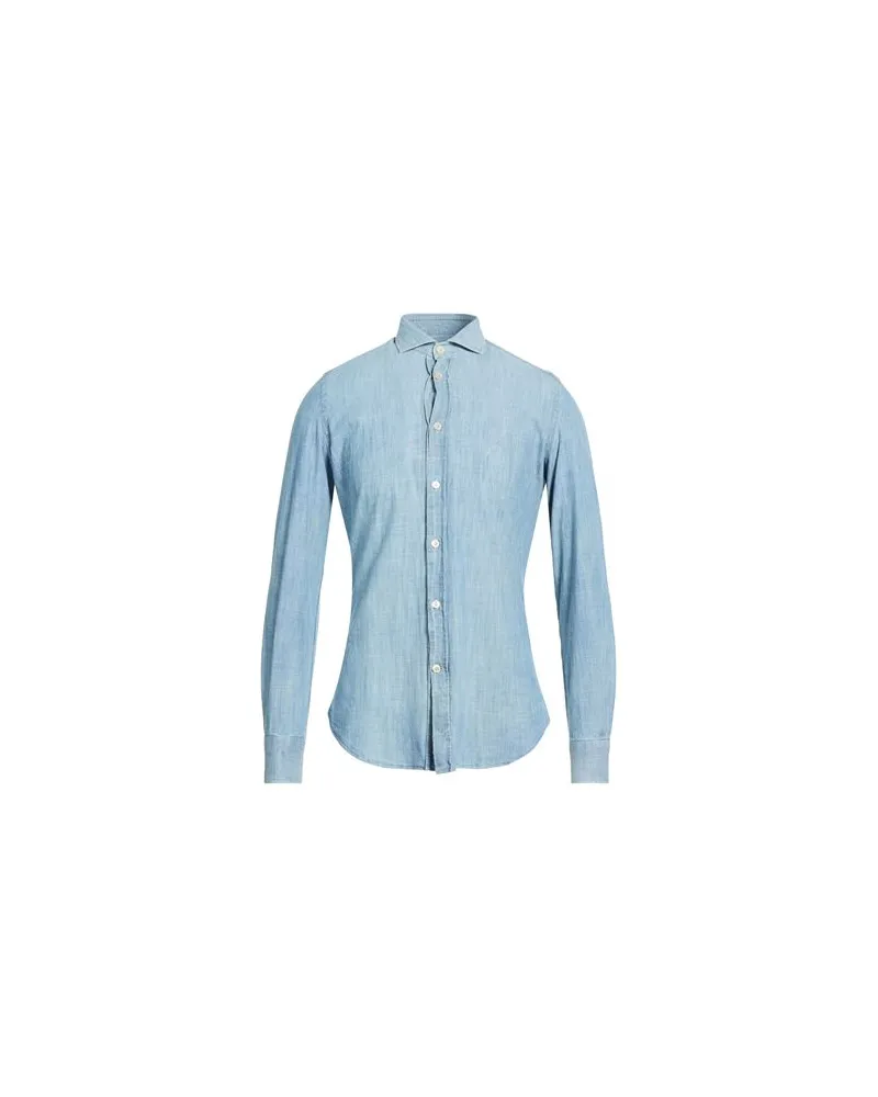 Eleventy PLATINUM - TOPS - Jeanshemdenauf YOOX.COM Blau