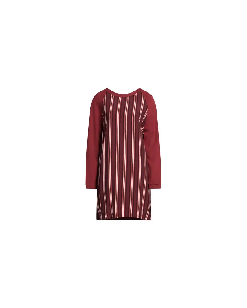 Ganni KLEIDER - Mini-Kleiderauf YOOX.COM Bordeaux