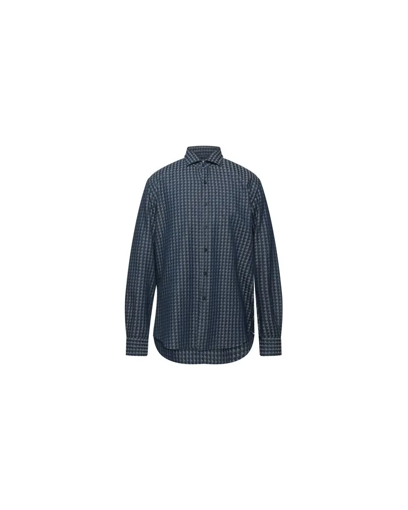 XACUS TOPS - Jeanshemdenauf YOOX.COM Blau