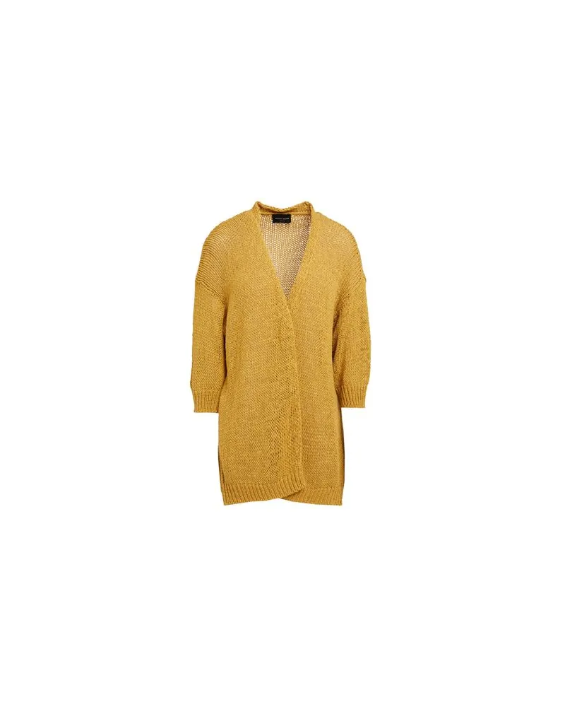Roberto Collina STRICKWAREN - Strickjackenauf YOOX.COM Senf