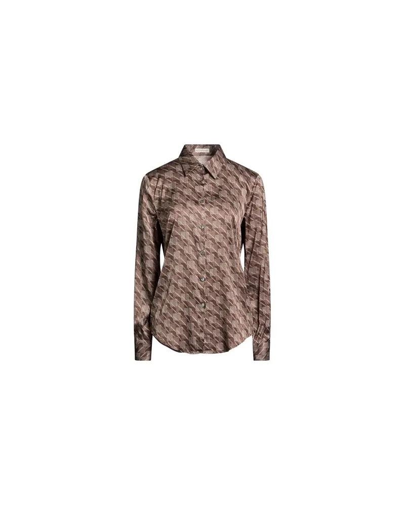 Camicettasnob TOPS - Hemdenauf YOOX.COM Braun