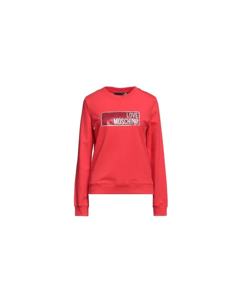 Moschino TOPS - Sweatshirtsauf YOOX.COM Rot