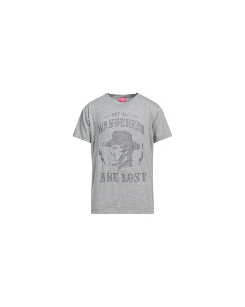 One Teaspoon TOPS - T-shirtsauf YOOX.COM Hellgrau