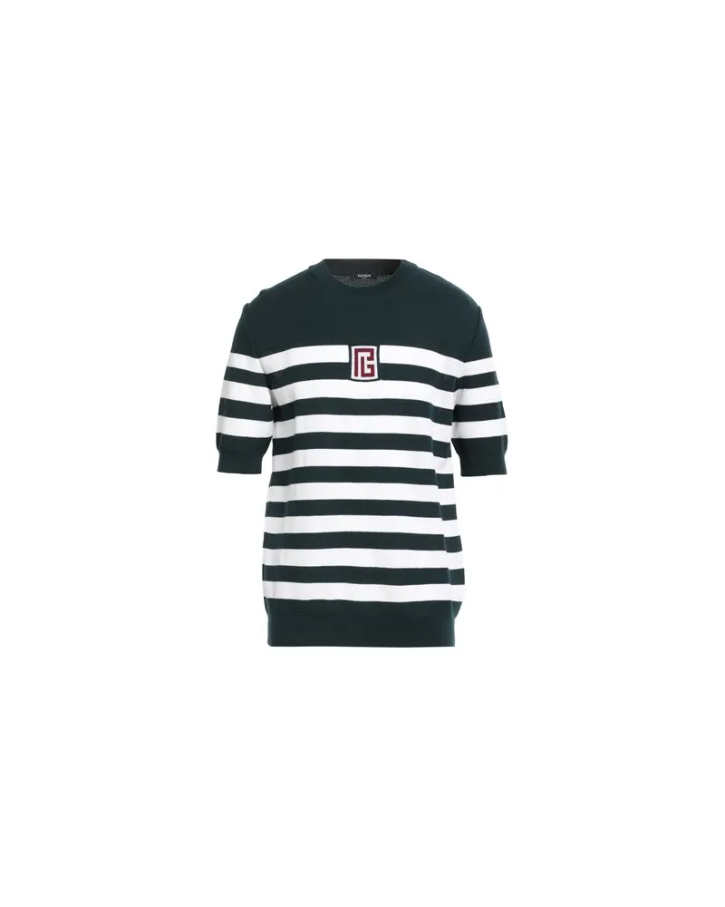 Balmain STRICKWAREN - Pulloverauf YOOX.COM Dunkelgrün